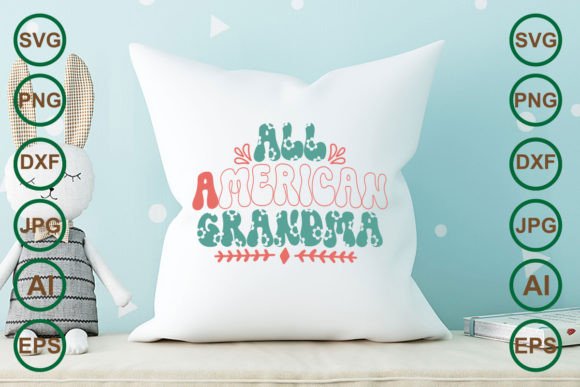All American Grandma Retro Svg Design Review