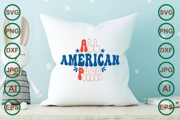 All American Papa Retro Svg Design Review