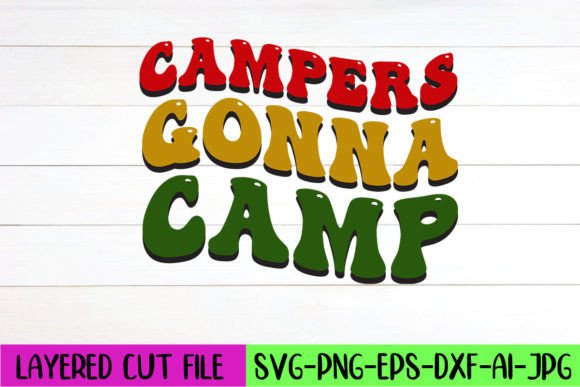 Campers Gonna Camp Retro SVG Design Review