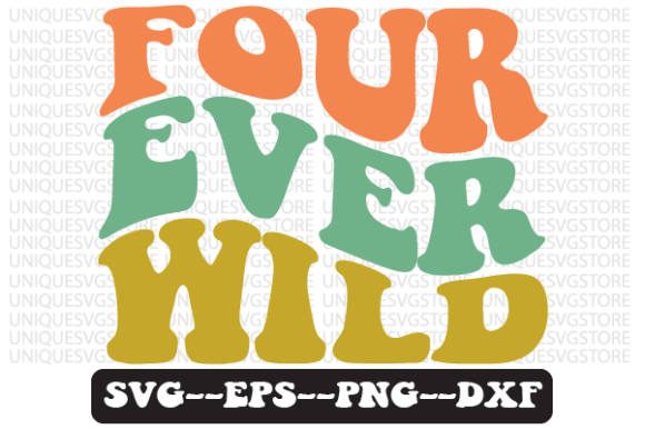 Four Ever Wild Wavy Retro Svg Design: A Designer's Real-World Review