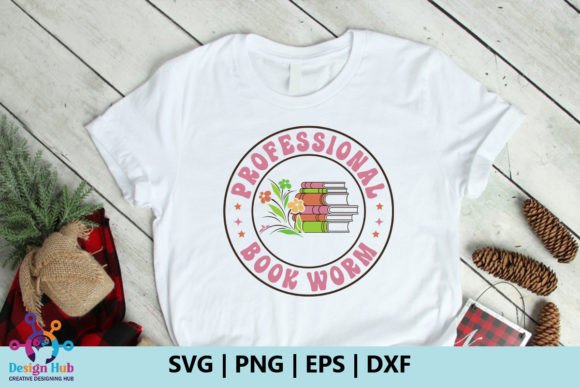 Professional Book Worm Retro SVG Review
