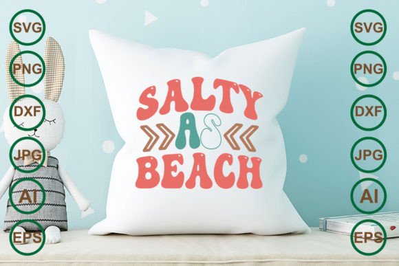 Salty As Beach Retro Svg Design Review