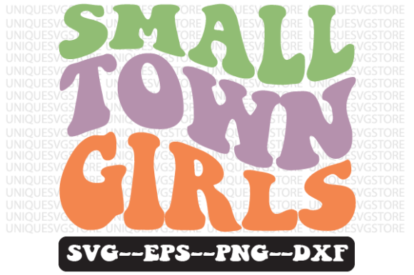 Small Town Girls Retro Svg Design Review