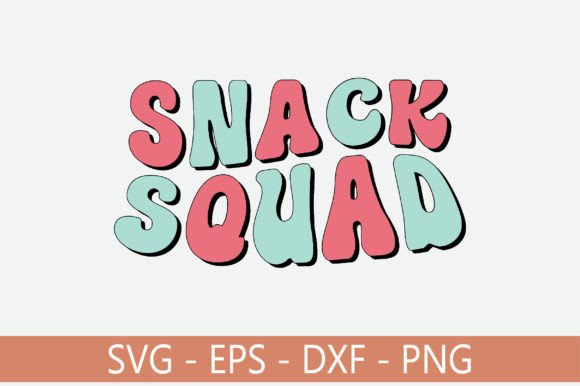Snack Squad Retro Svg Design Review
