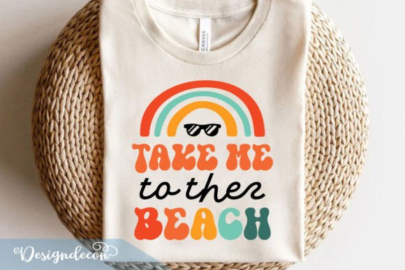 Take Me to the Beach Retro Svg