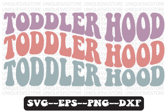 Toddler Hood Wavy Retro Svg Design Review