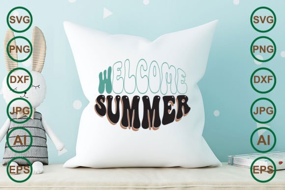 Welcome Summer Retro Svg Design Review